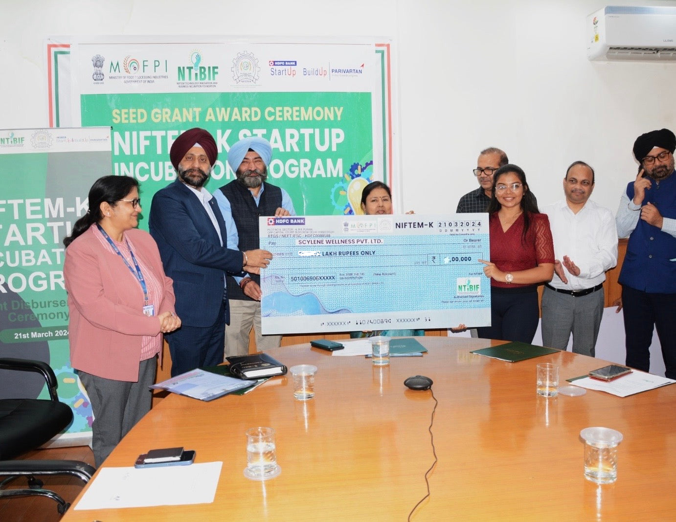 Shresthaa Patel, Founder of WISHFIT secures 12 lakhs funding from MOFPI & NIFTEM as HDFC Parivartan
